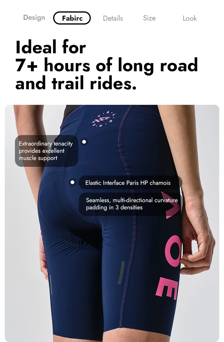 VALORE Womens Bib Shorts Nuova Luna Light Gray