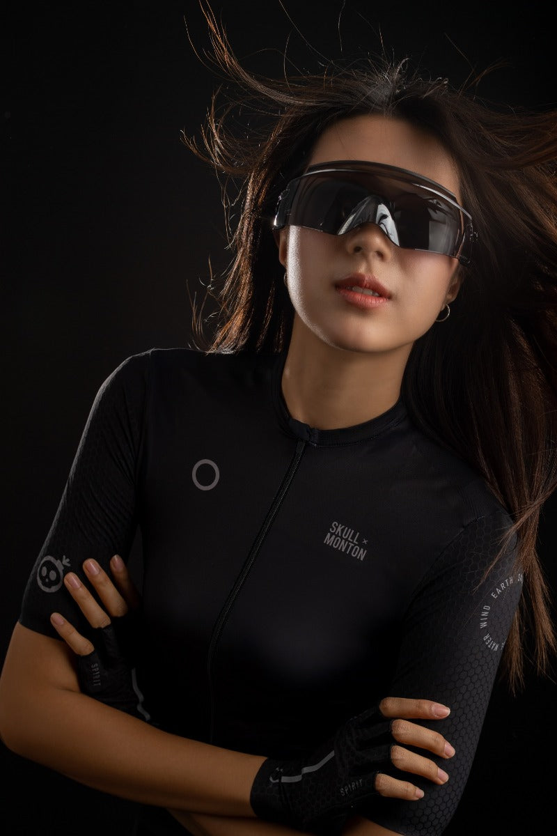 Skull Monton Female Elements Short Sleeves Jersey