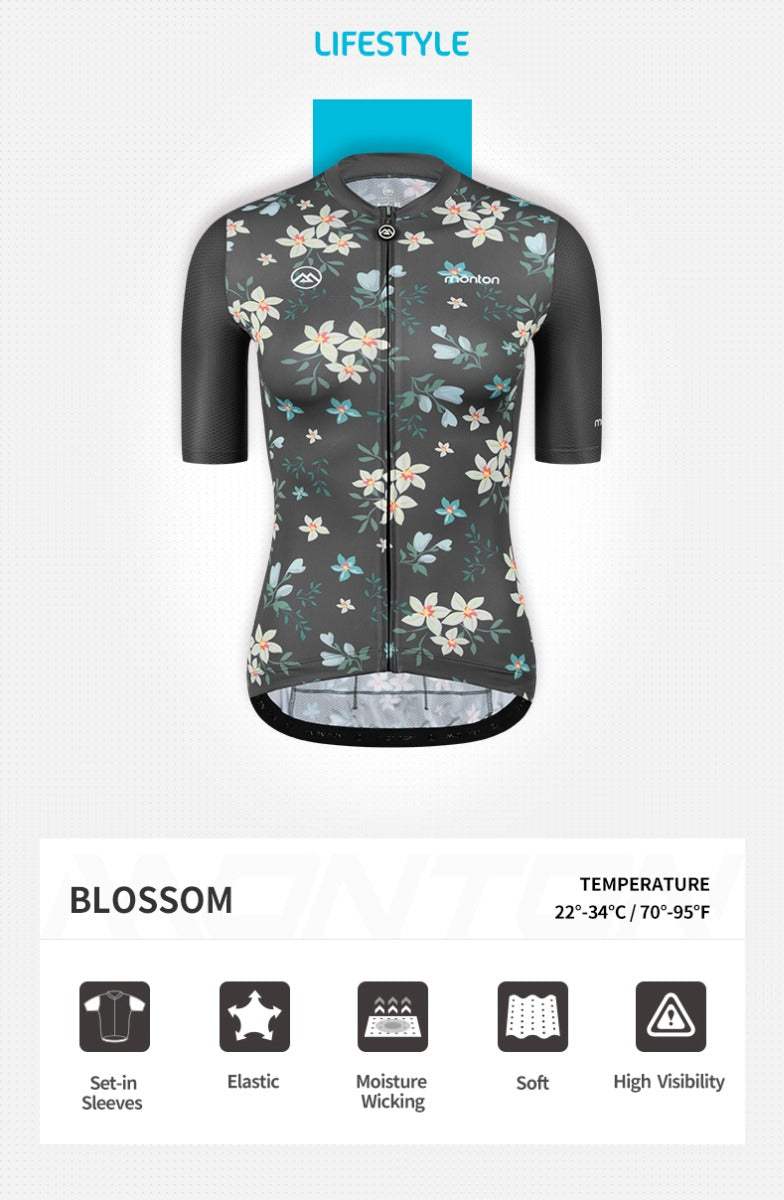 WOMENS CYCLING JERSEY LIFESTYLE BLOSSOM
