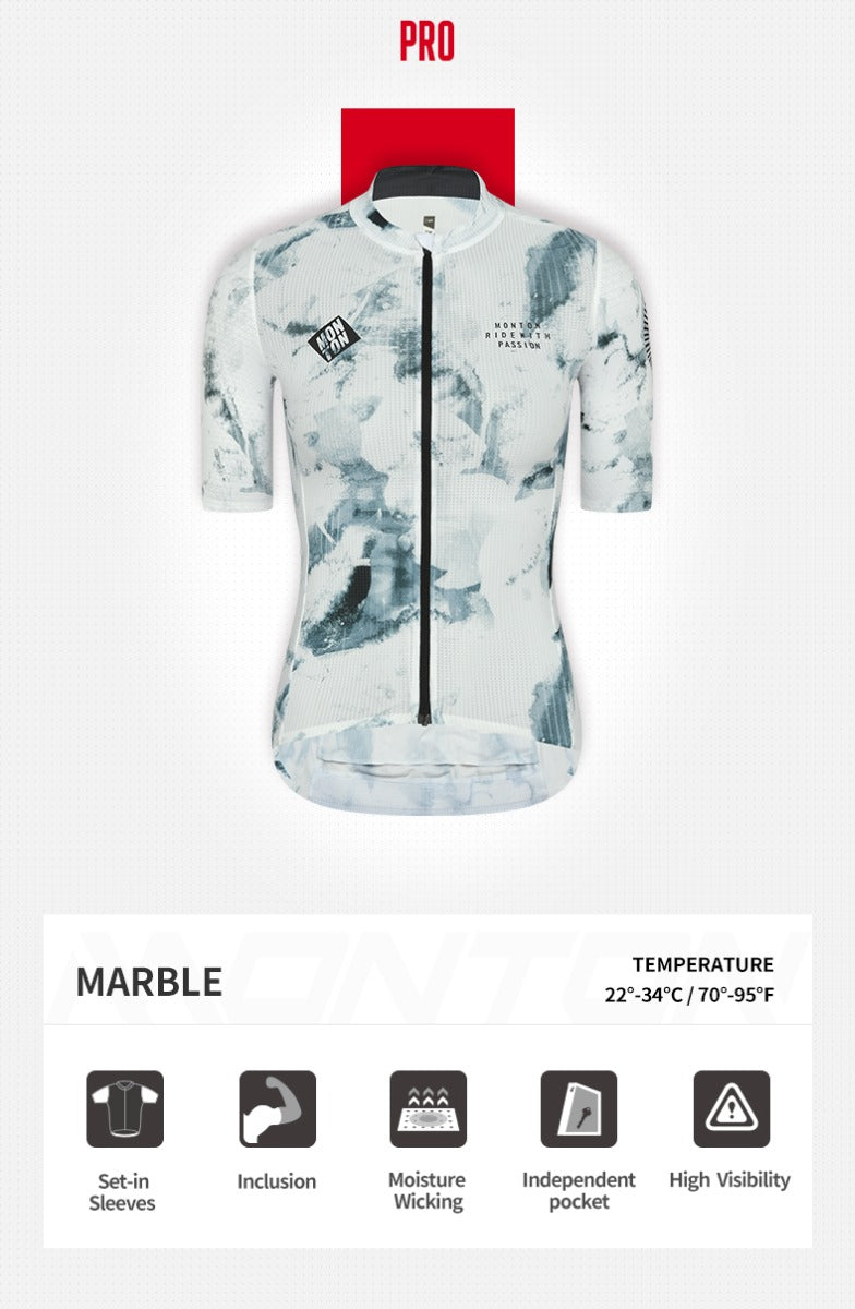 WOMENS CYCLING JERSEY PRO MARBLE