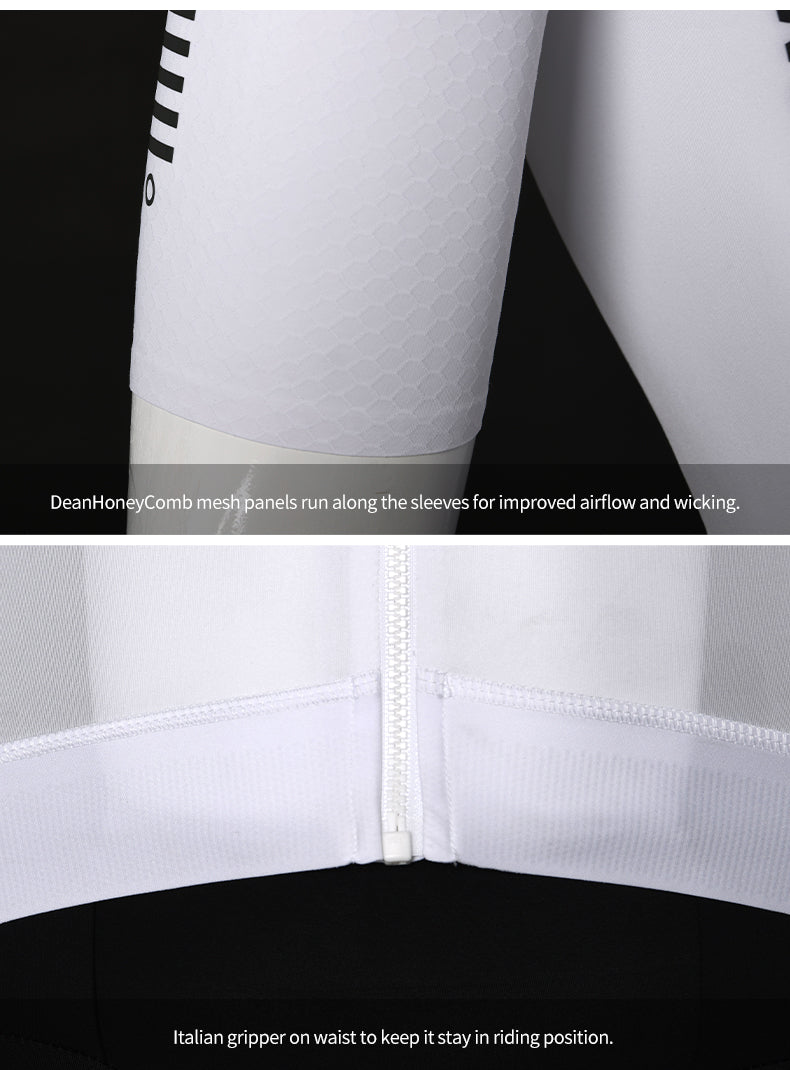 SKULL MONTON CYCLING JERSEY MENS HOLIDAY II WHITE