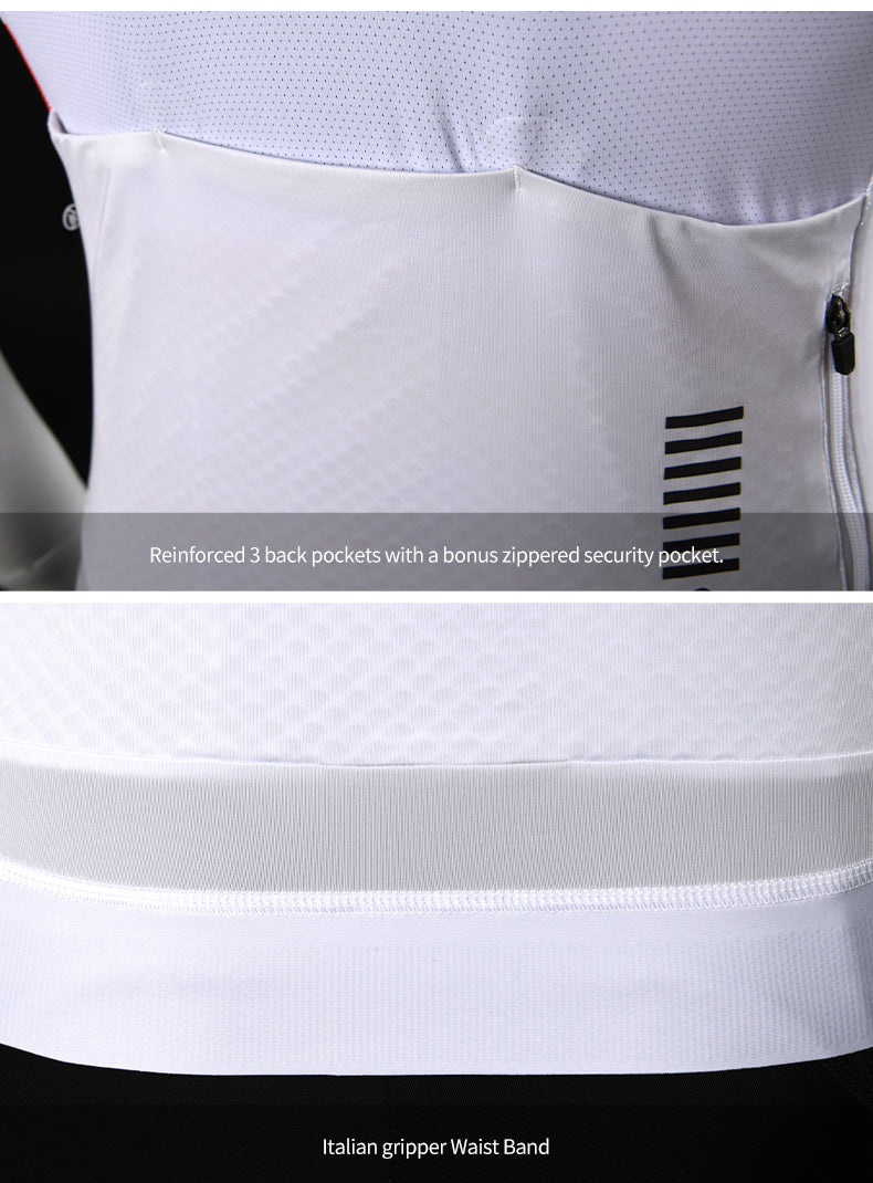 SKULL MONTON CYCLING JERSEY MENS HOLIDAY II WHITE