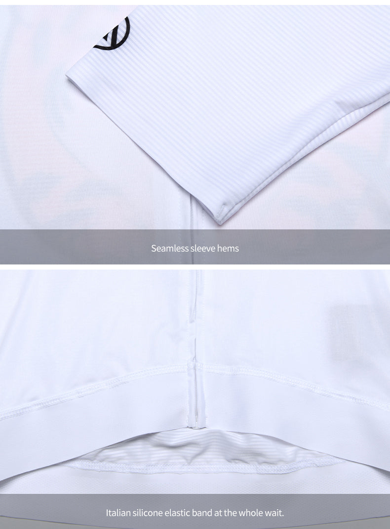 MENS SHORT SLEEVE CYCLING JERSEY URBAN ORANGE TIGER WHITE