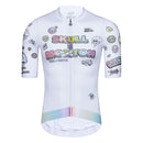 Skull Monton Mens Cycling Jersey Rainbow Cartoon