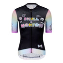 Skull Monton Womens Cycling Jersey Rainbow Cartoon