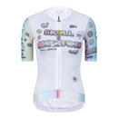 Skull Monton Womens Cycling Jersey Rainbow Cartoon