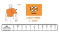 LOKKA ORANGE SLASH T-SHIRT