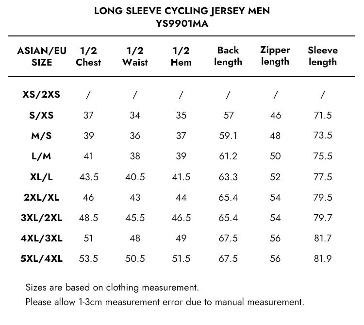 Long Sleeve Jersey Mens Terra Gradient