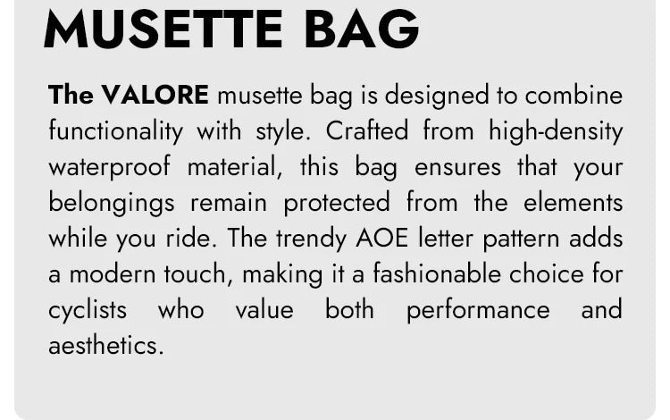 Valore Musette Bag Cycling