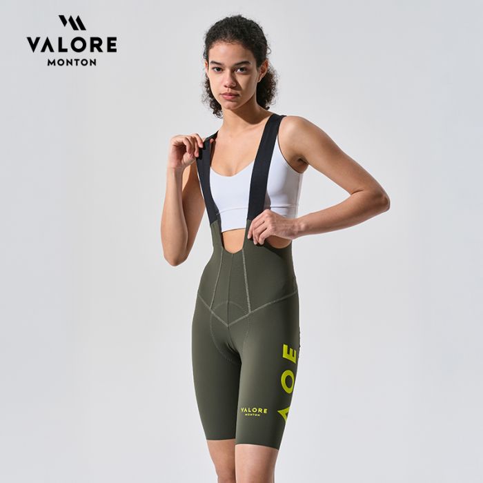 VALORE MONTON WOMENS BIB SHORTS NUOVA LUNA ARMY GREEN