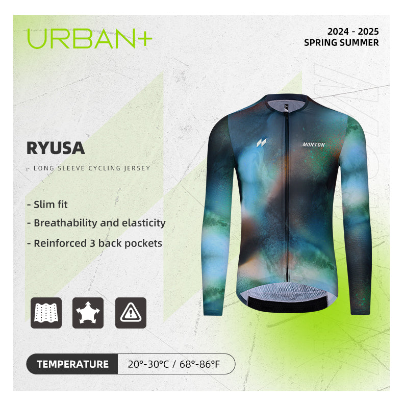 Monton Summer Long Sleeve Jersey Mens Urban+ Ryusa