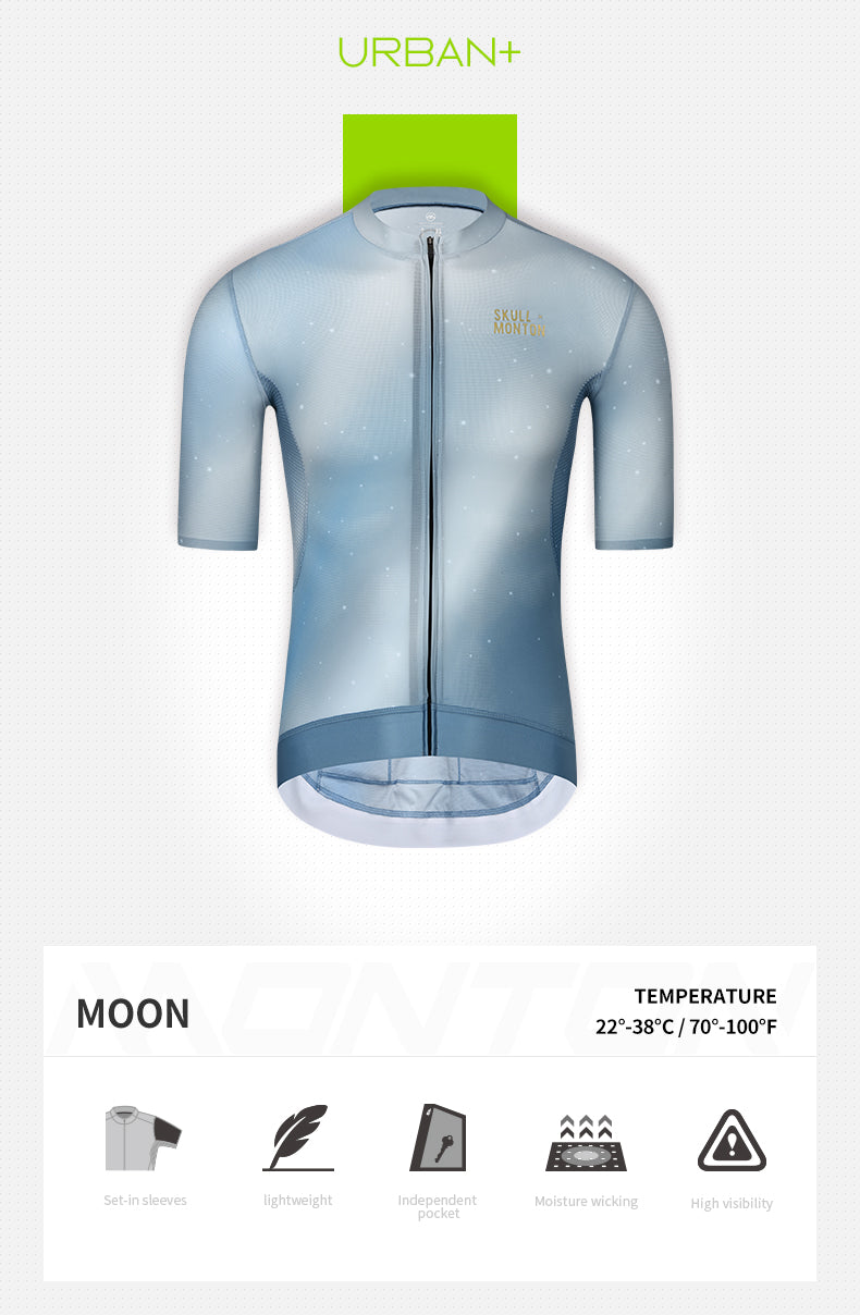 Mens Cycling Jersey Urban MOON