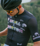 Skull Monton Mens Cycling Jersey Rainbow Cartoon