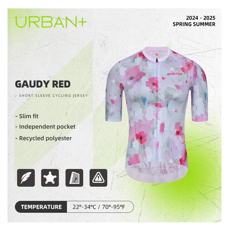 URBAN+ WOMENS JERSEY GAUDY RED