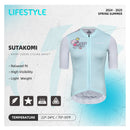 LIFESTYLE WOMENS JERSEY SUTAKOMI SOOTHING SEA GREEN