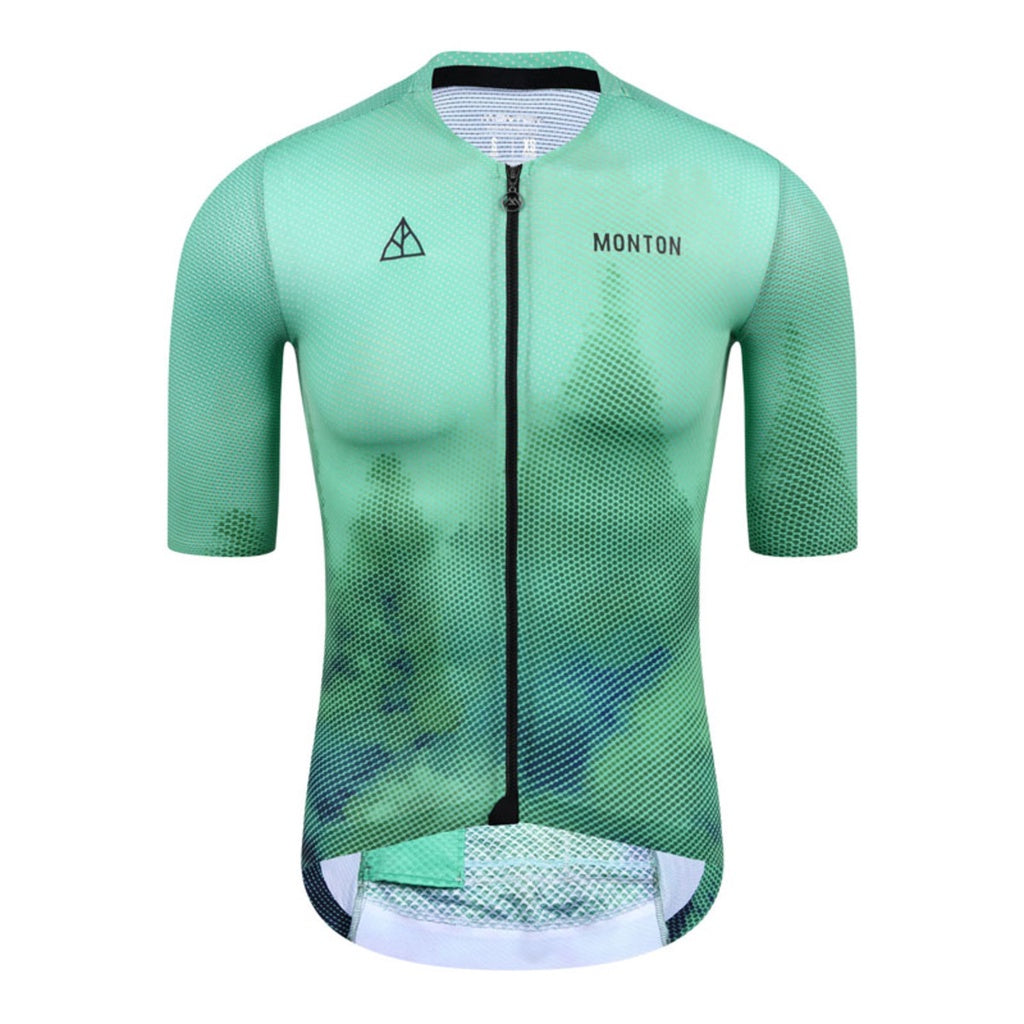 SKULL MONTON MENS SHORT SLEEVE CYCLING JERSEY URBAN FOREST