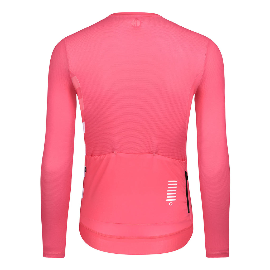 SKULL MONTON LONG SLEEVE CYCLING JERSEY MENS TUESDAY II PINK