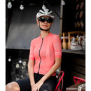 MONTON PRO WOMENS SHORT SLEEVE CYCLING JERSEY STARSHINE LIGHTCORAL