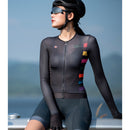 SKULL MONTON LONG SLEEVE CYCLING JERSEY WOMENS WEEKEND II BLACK