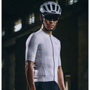 MENS SHORT SLEEVE CYCLING JERSEY PRO NIGHTATTACK WHITE