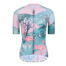 MONTON WOMENS SHORT SLEEVE CYCLING JERSEY LIFESTYLE FLAMINGO