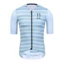 SKULL MONTON MENS SHORT SLEEVE CYCLING JERSEY 11AM LIGHT BLUE