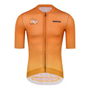 MENS SHORT SLEEVE CYCLING JERSEY URBAN ORANGE TIGER ORANGE