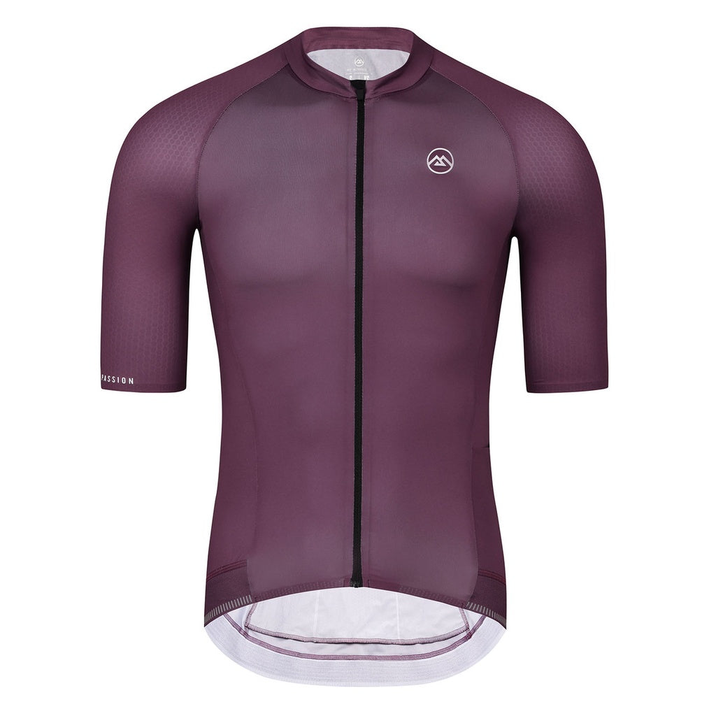 MONTON MENS CYCLING JERSEY SHORT SLEEVE PRO ELESU DARK MAGENTA