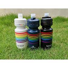 Skull Monton Cycling Water Bottle Rainbow