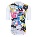 Mens Cycling Jersey LIFESTYLE CARTOONFACES