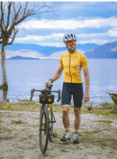 SKULL MONTON CYCLING JERSEY MENS MONDAY II YELLOW