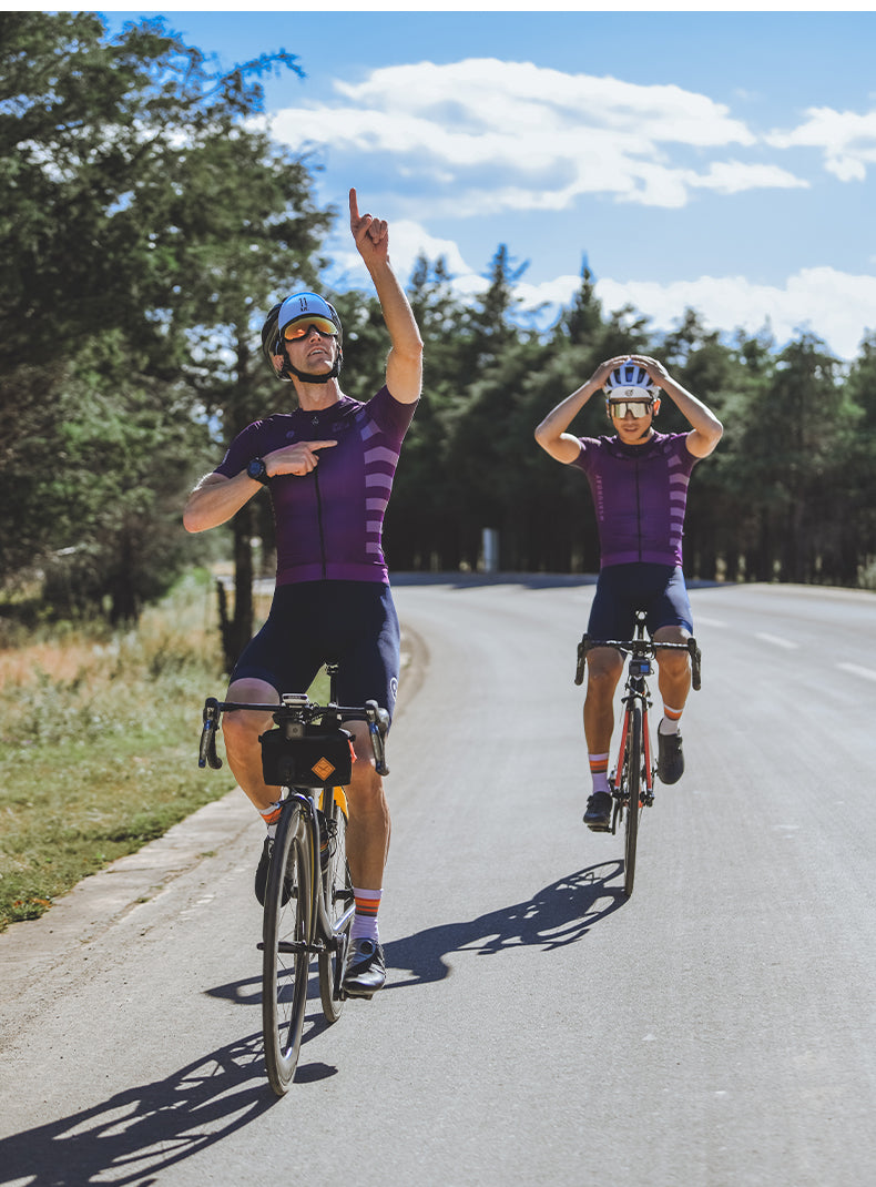 SKULL MONTON CYCLING JERSEY MENS SATURDAY II PURPLE