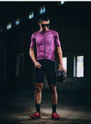 MONTON MENS CYCLING JERSEY SHORT SLEEVE PRO ELESU DARK MAGENTA