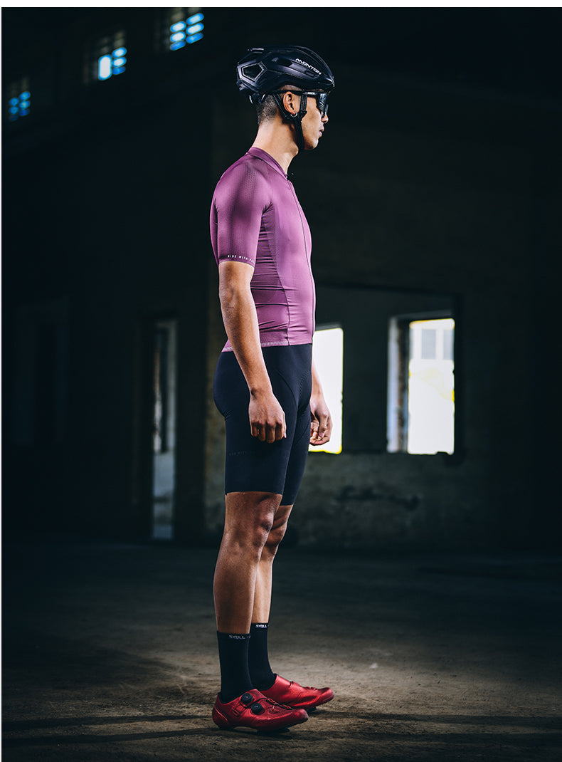 MONTON MENS CYCLING JERSEY SHORT SLEEVE PRO ELESU DARK MAGENTA