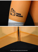 MENS SHORT SLEEVE CYCLING JERSEY URBAN ORANGE TIGER ORANGE