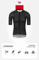 MONTON PRO MENS SHORT SLEEVE CYCLING JERSEY STARSHINE BLACK