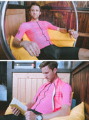 SKULL MONTON MENS CYCLING JERSEY TUESDAY LIGHTCORAL