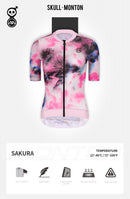 SKULL MONTON WOMENS CYCLING JERSEY SAKURA