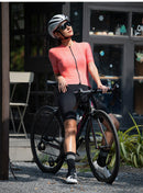 MONTON PRO WOMENS SHORT SLEEVE CYCLING JERSEY STARSHINE LIGHTCORAL